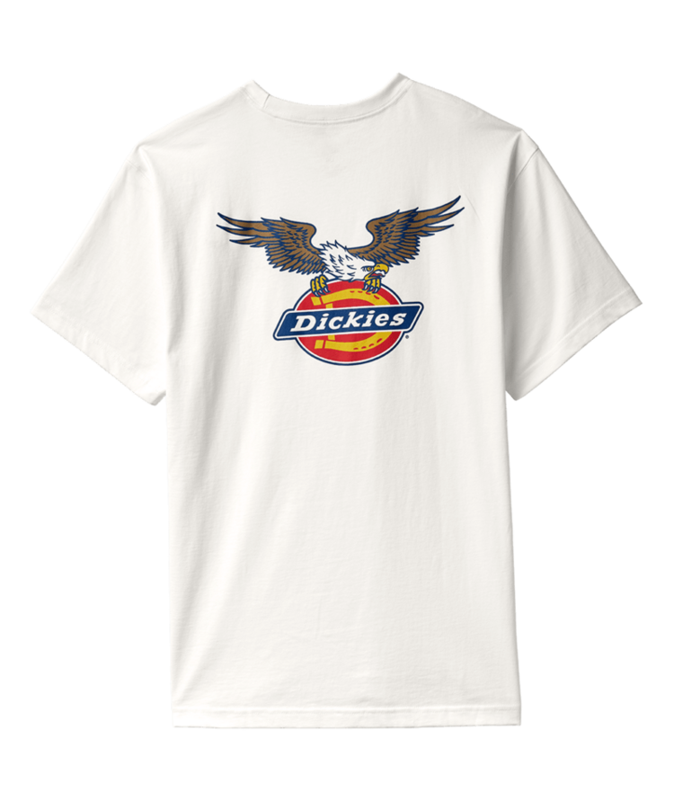 DICKIES DICKIES Mens United S/S Tee Snow White