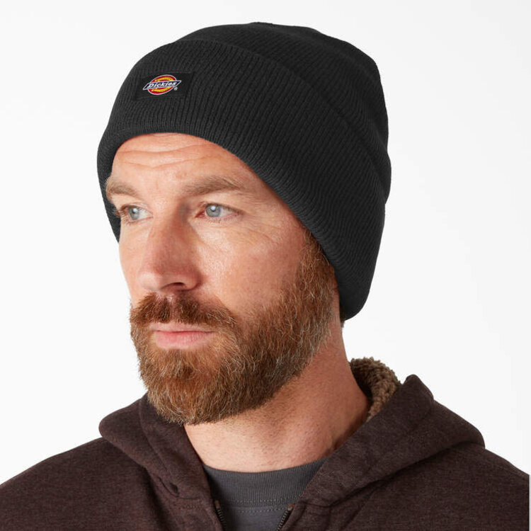 DICKIES DICKIES Knit Cuffed Tall Beanie Black