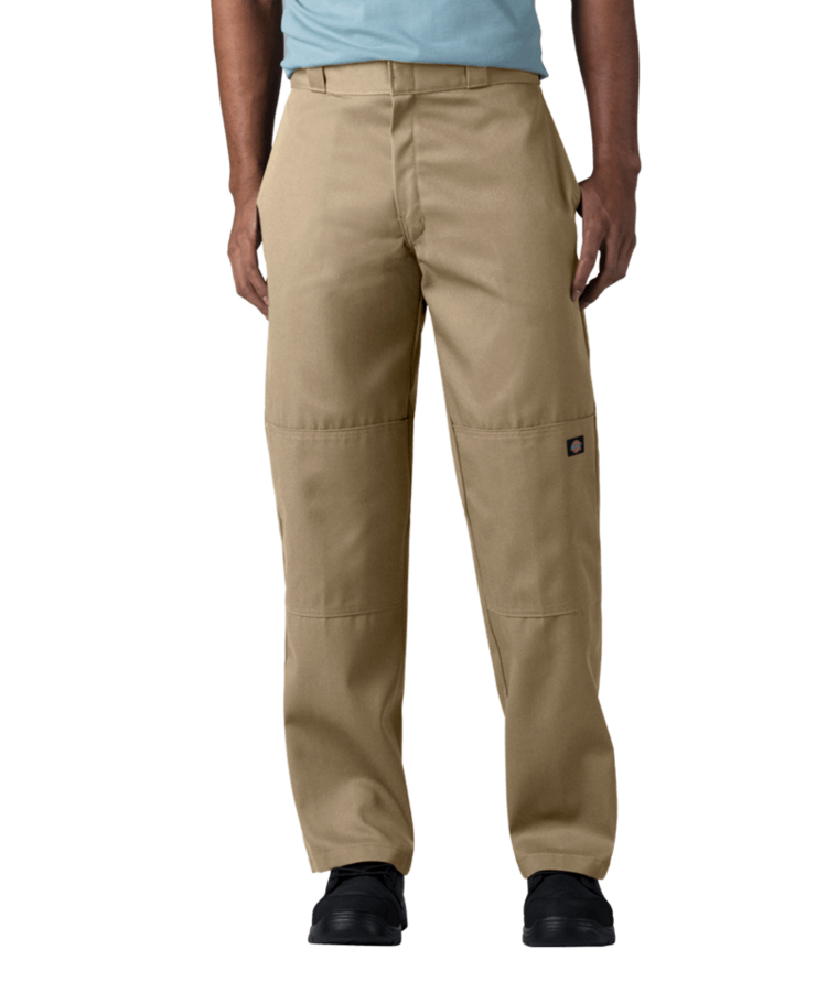 DICKIES DICKIES Mens Twill Double Knee Work Pant Khaki