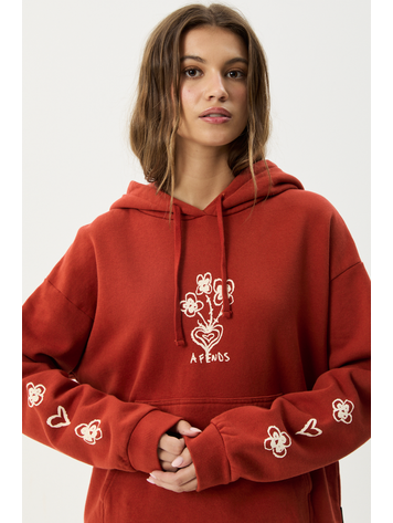 AFENDS AFENDS Maisie Recycled Pull On Hood Red Rum