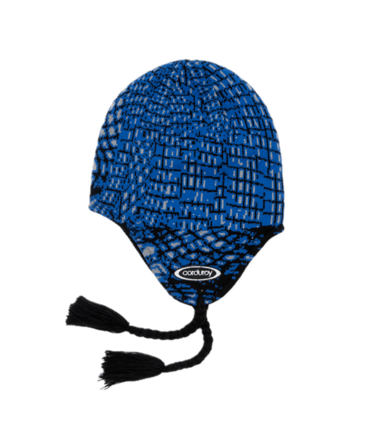 CORDUROY CORDUROY Tidal Earflap Beanie Blue