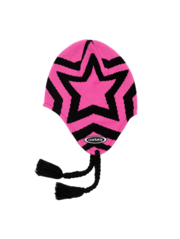 CORDUROY CORDUROY Cosmos Earflap Beanie Pink