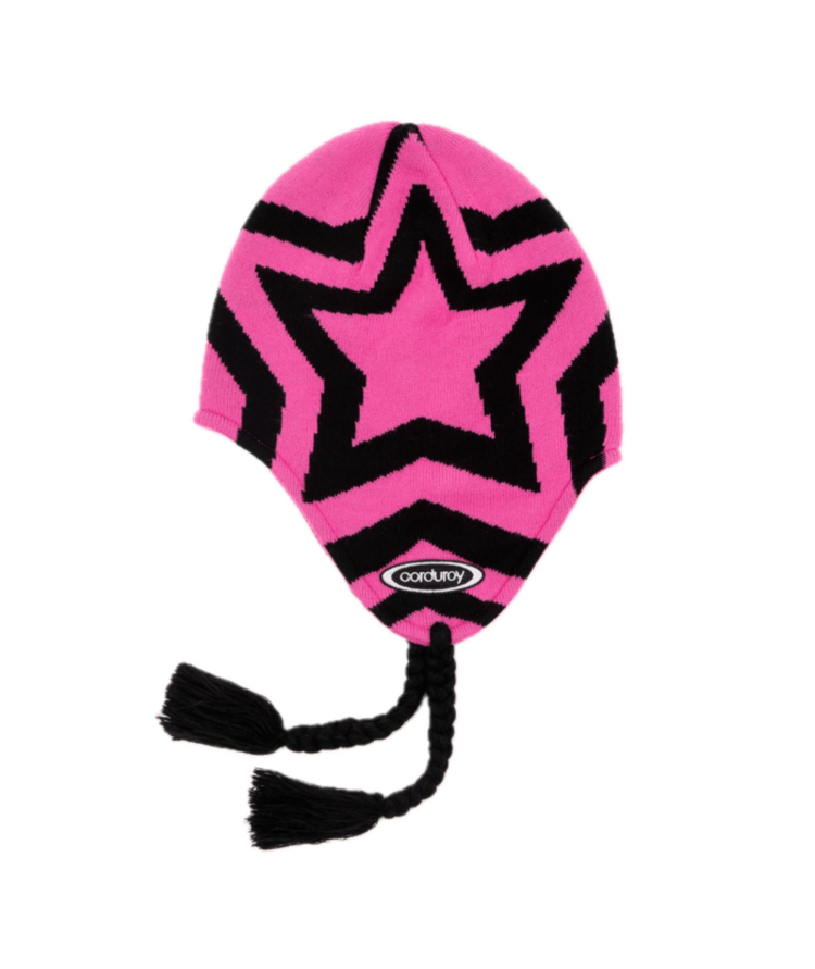 CORDUROY CORDUROY Cosmos Earflap Beanie Pink