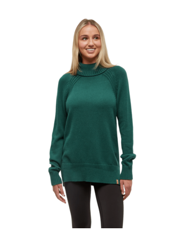 TENTREE TENTREE Women's Spokane Sweater Forest Pine Heather