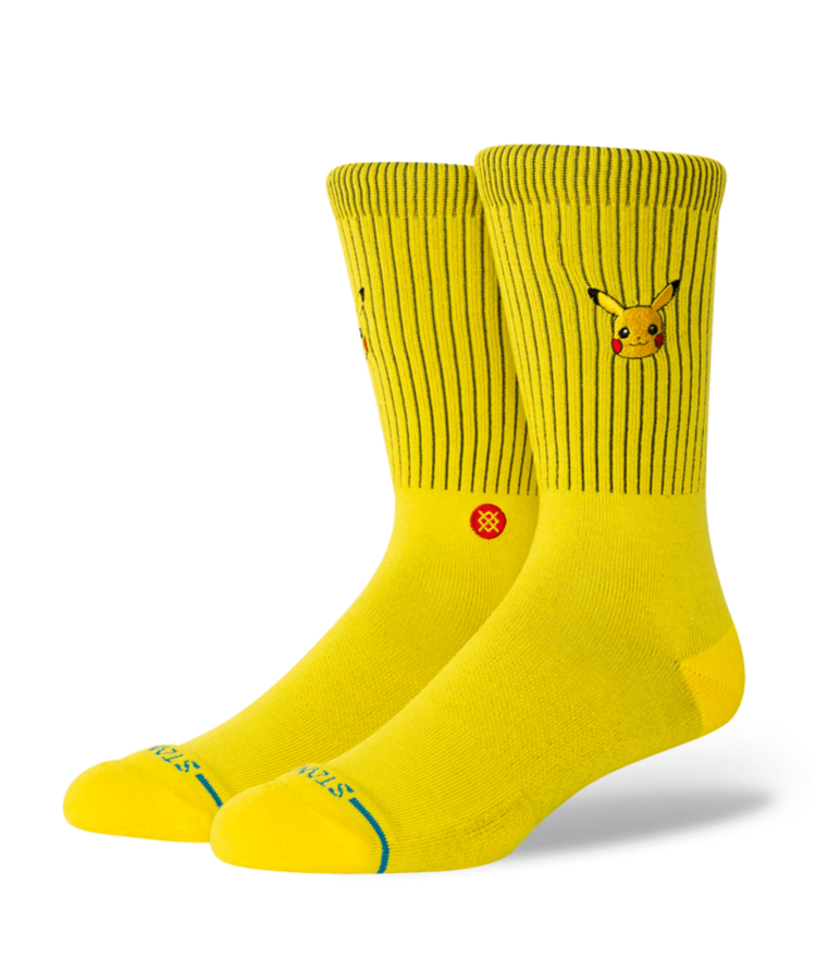 STANCE STANCE Pikachu Crew Yellow