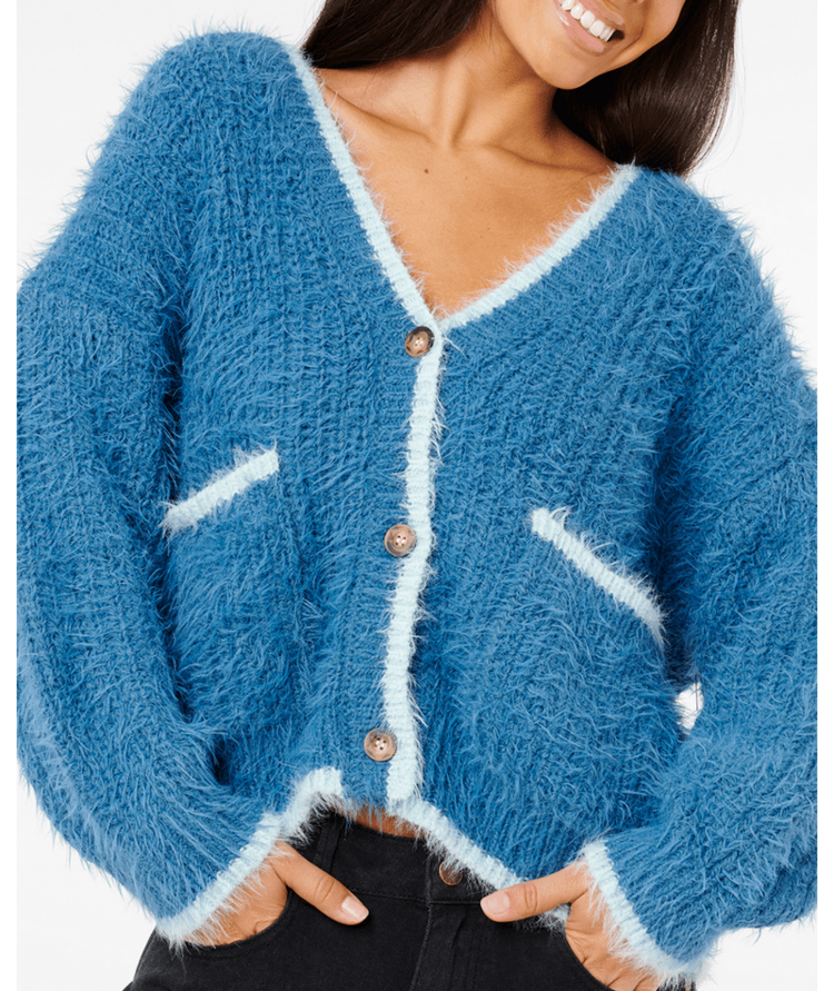 RIP CURL RIP CURL Shore Break Cardigan Deep Teal