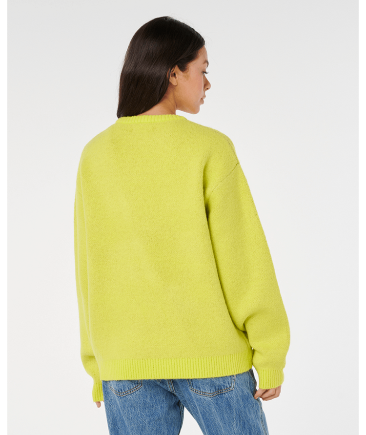 RIP CURL RIP CURL SG Sol Relaxed Sweater Light Chartreuse