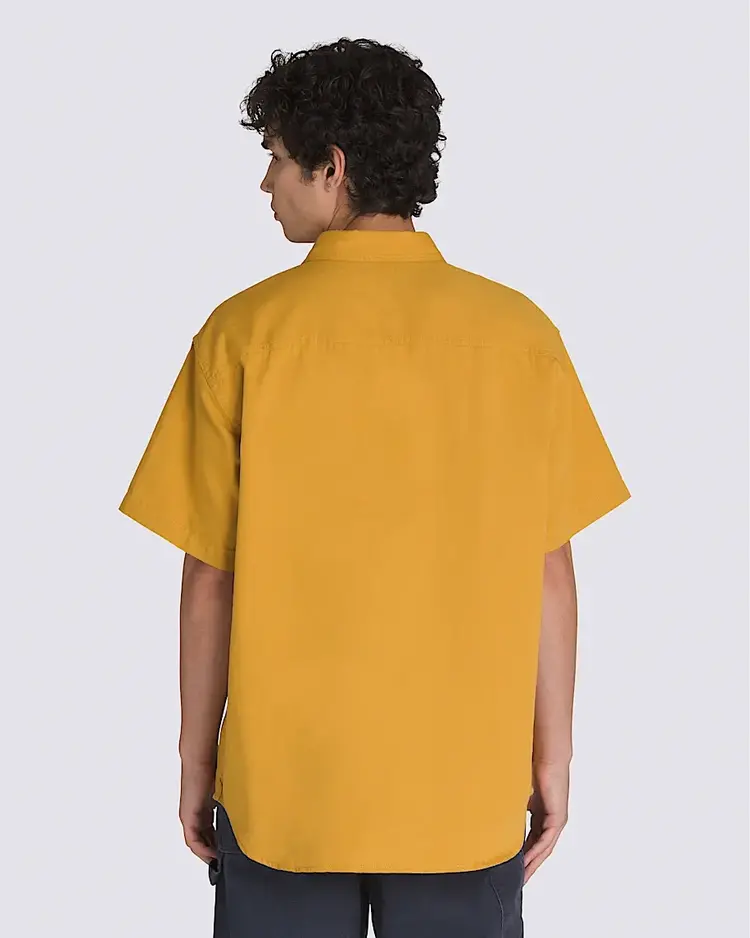 VANS VANS M Lawson Solid Short Sleeve Woven Harvest Gold