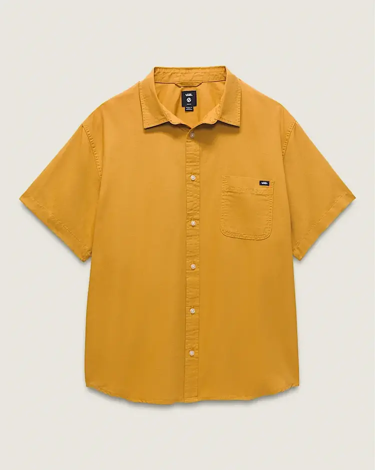 VANS VANS M Lawson Solid Short Sleeve Woven Harvest Gold