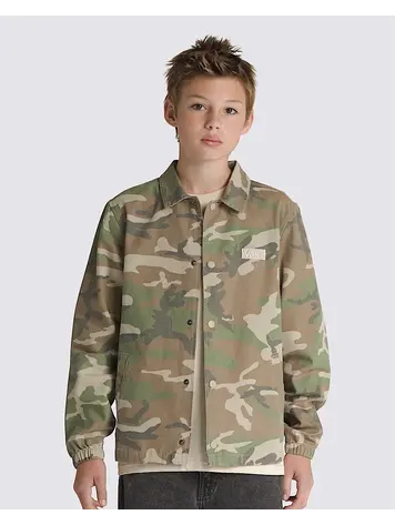 VANS VANS B Torrey Canvas Coach Jacket Vintage Camo