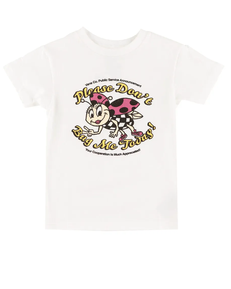 VANS VANS Ans G Dont Bug Me Short Sleeve White