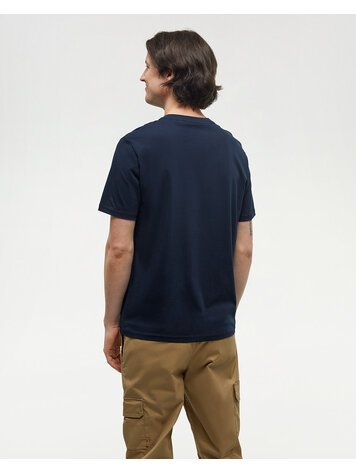 TENTREE TENTREE Mens Peak T-Shirt Midnight Blue/Silver Cloud Grey