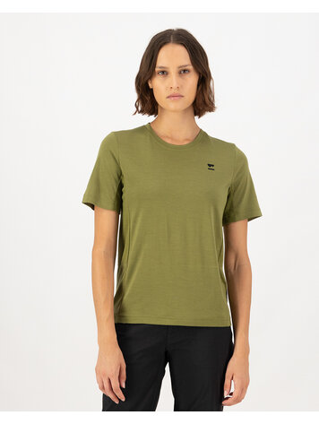 MONS ROYALE MONS ROYALE Womens Tarn Merino T-Shirt Fern