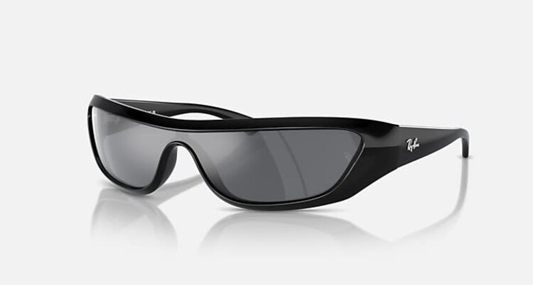 RAY-BAN RAY-BAN Xan Black With Dark Grey Flash Silver