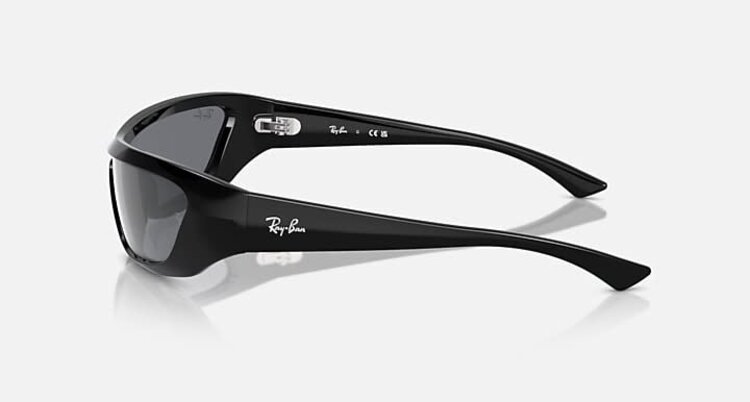 RAY-BAN RAY-BAN Xan Black With Dark Grey Flash Silver