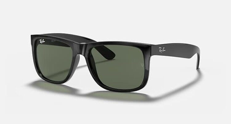 RAY-BAN RAY-BAN Justin Black With Dark Green
