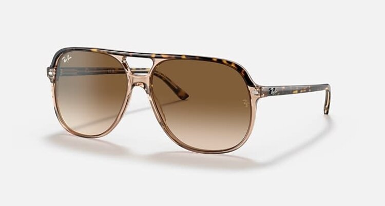 RAY-BAN RAY-BAN Bill Havana On Transparent Brown With Clear Gradient Brown