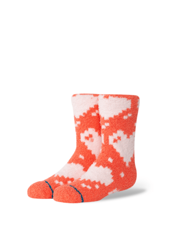 STANCE STANCE Kids Digi Hearts Crew Coral