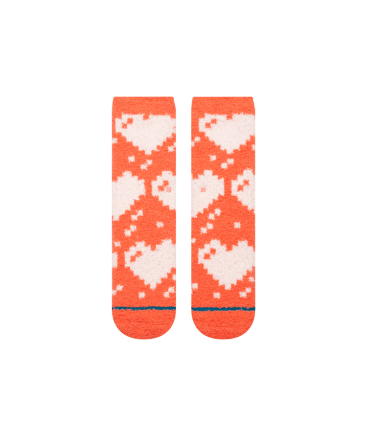 STANCE STANCE Kids Digi Hearts Crew Coral
