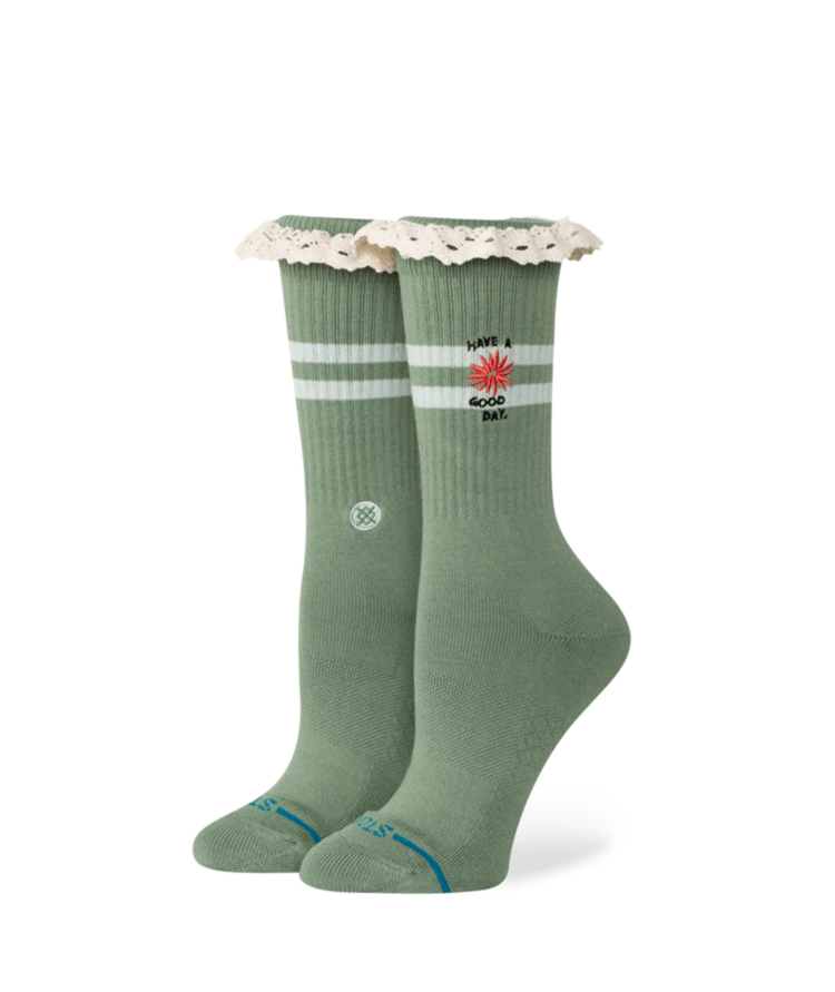 STANCE STANCE Womens Have A Good Day Crew Green