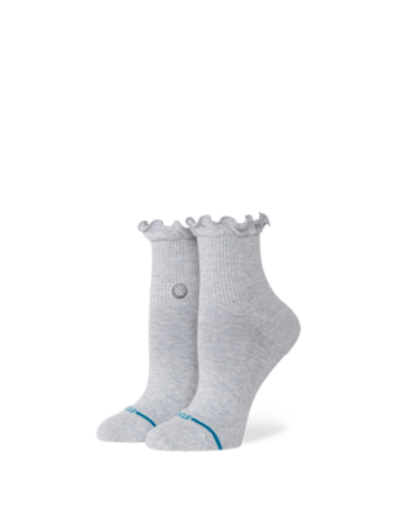 STANCE STANCE Womens Ruffle Icon Qtr Heathergrey