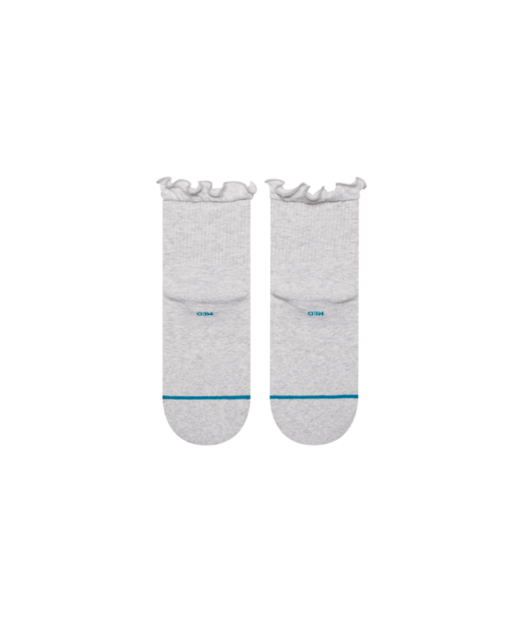 STANCE STANCE Womens Ruffle Icon Qtr Heathergrey
