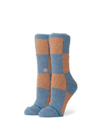 STANCE STANCE Womens Patchwork Cozy Crew Seablue