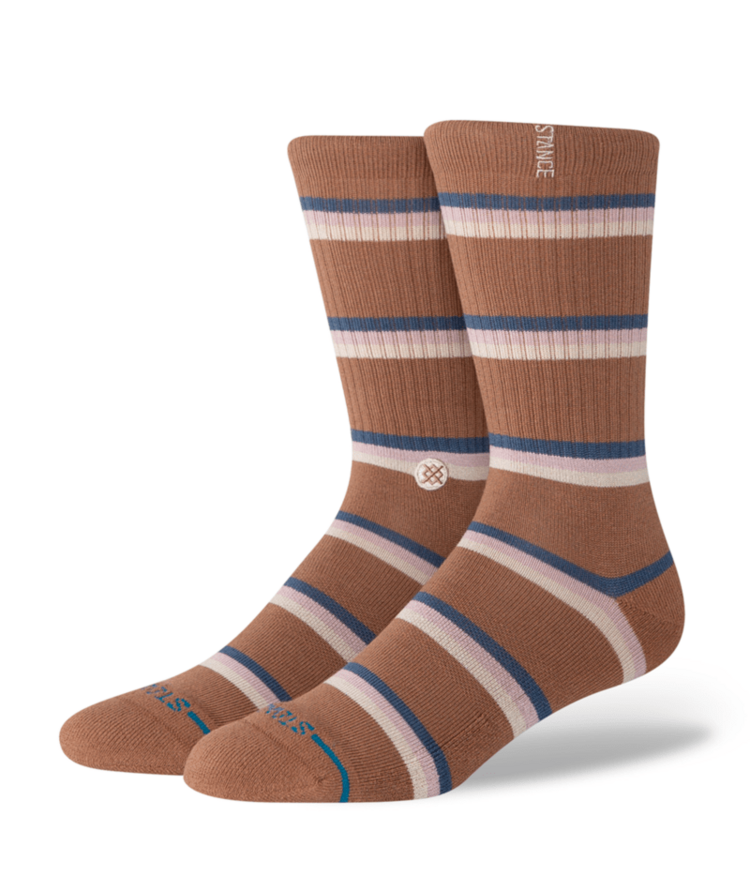 STANCE STANCE Strata Crew Brown