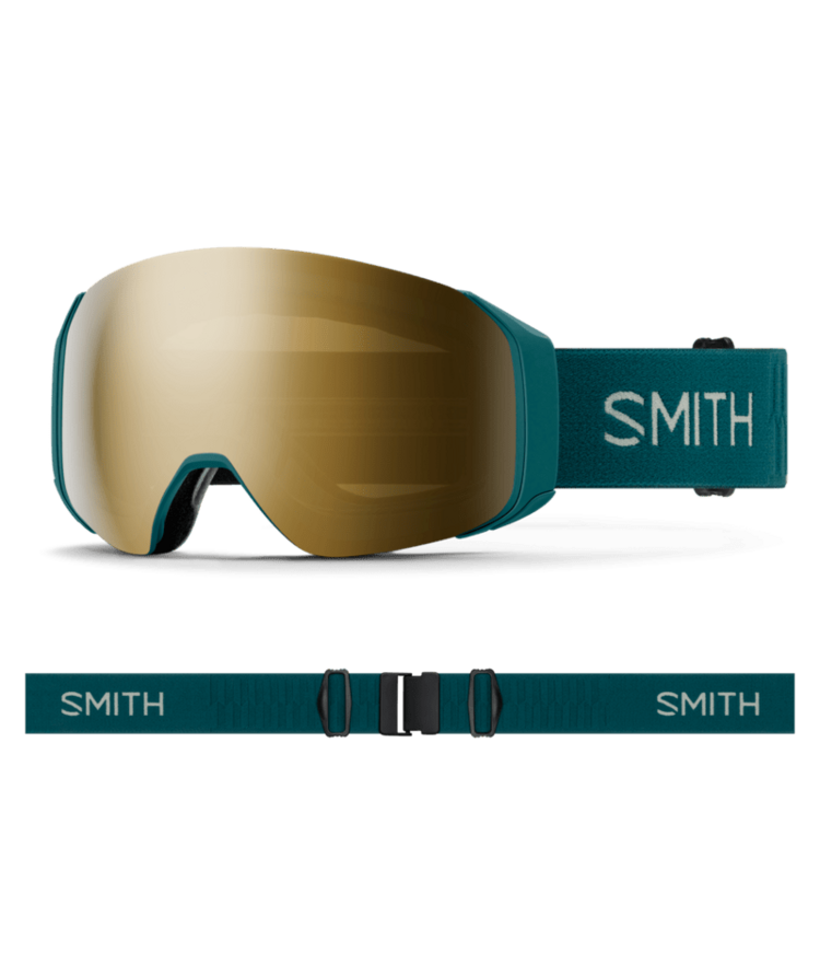 SMITH SMITH 4D Mag S Malachite ChromaPop Sun Black Gold Mirror + ChromaPop Storm Blue Sensor Mirror