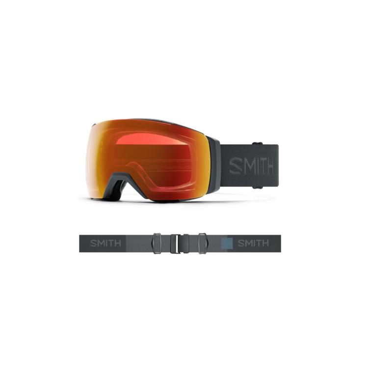 SMITH SMITH I/O Mag XL Slate ChromaPop Everyday Red Mirror + ChromaPop Storm Blue Sensor Mirror