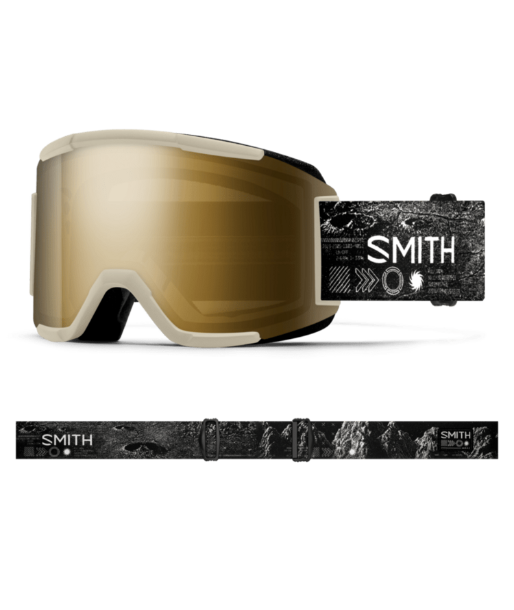 SMITH SMITH Squad Chalk Space Invader ChromaPop Sun Black Gold Mirror + Clear