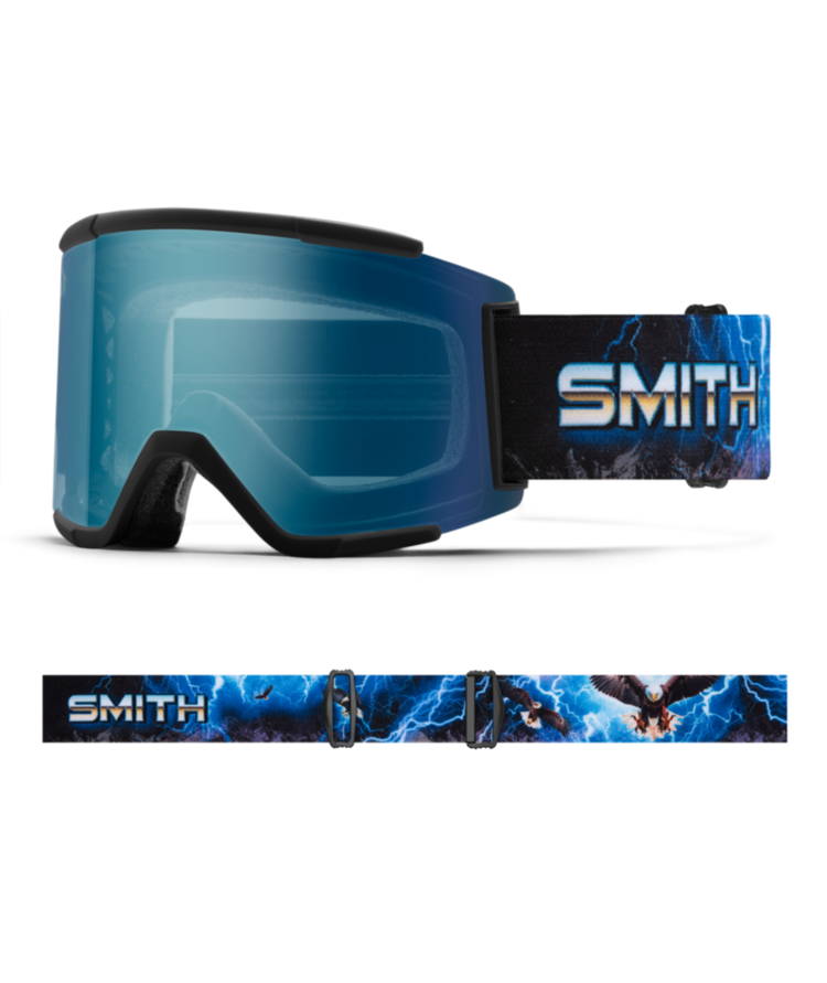 SMITH SMITH Squad XL Open Road ChromaPop Everyday Blue Mirror + ChromaPop Storm Blue Sensor Mirror