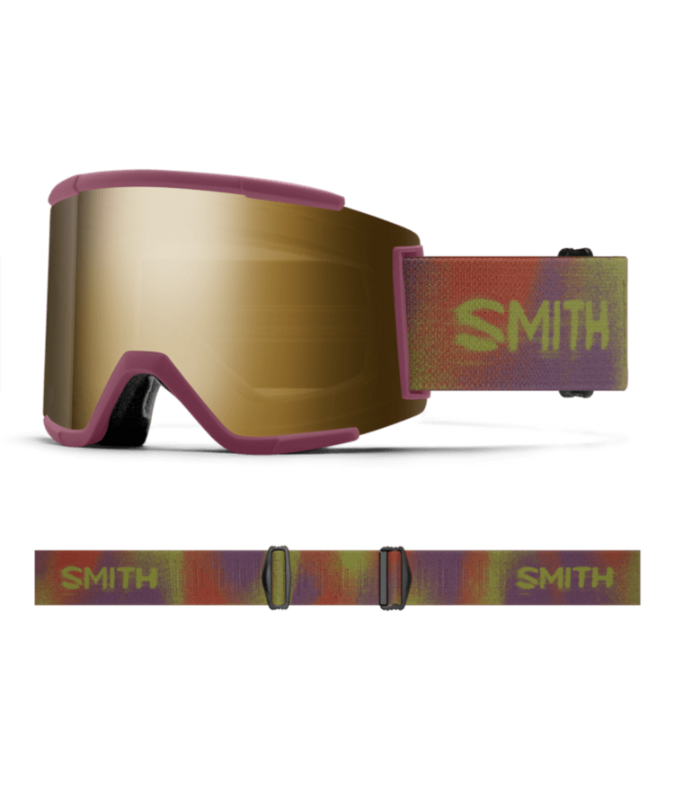SMITH SMITH Squad XL Sprayer ChromaPop Sun Black Gold Mirror + ChromaPop Storm Blue Sensor Mirror