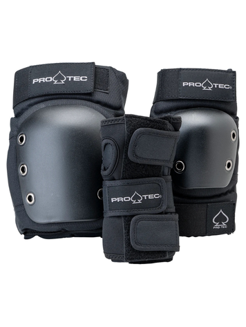 PRO-TEC PRO-TEC Street Jr 3-Pk Pad Set Black