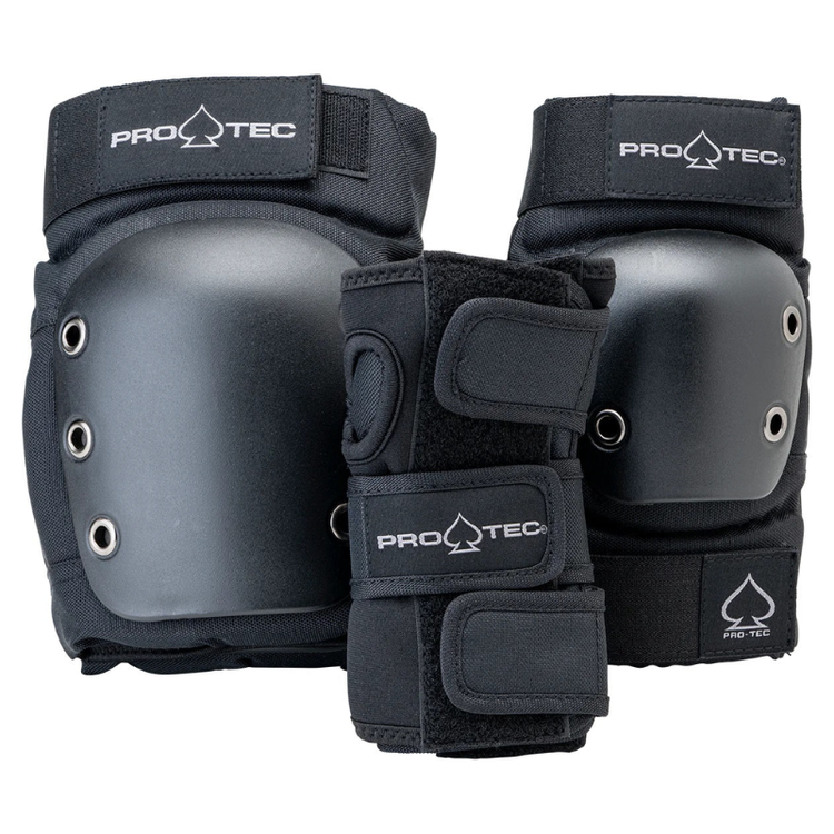 PRO-TEC PRO-TEC Street Jr 3-Pk Pad Set Black