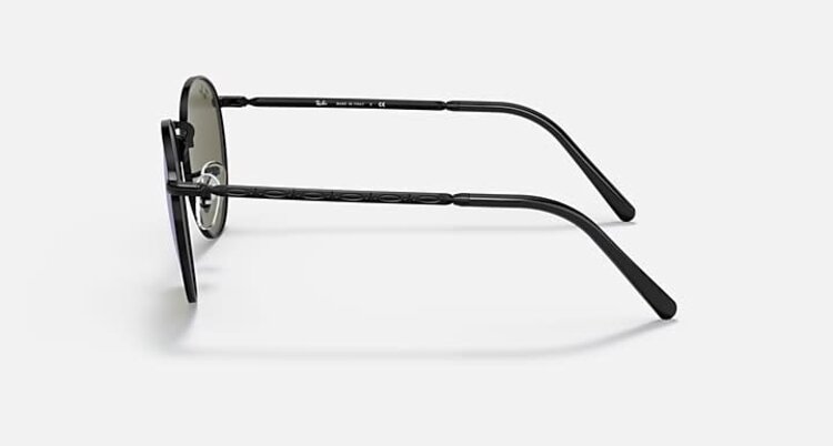 RAY-BAN RAY-BAN New Round Black with Green Mirror Blue