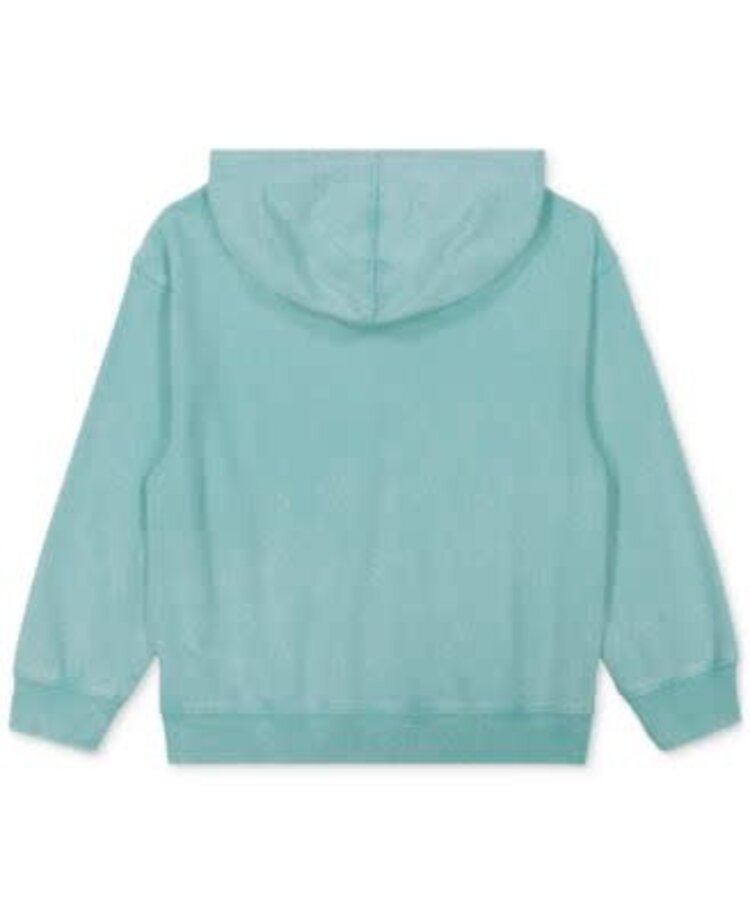 ROXY ROXY Girls Floral Oversized Hoodie Wasabi