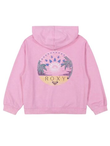 ROXY ROXY Girls Sunny Oversized Zip Hoodie Lilac Chiffon