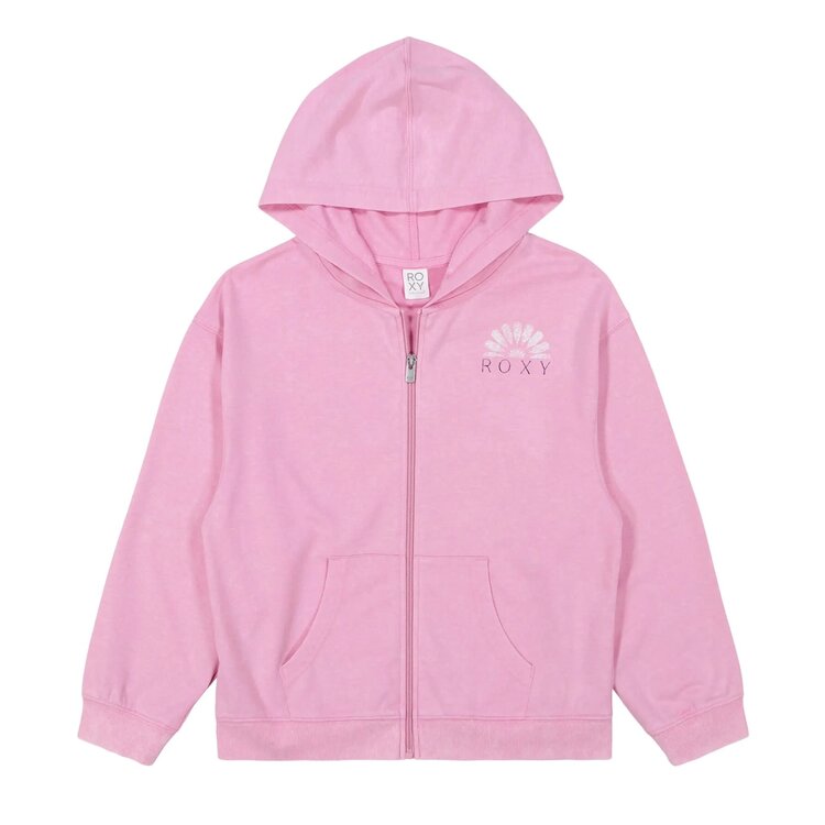 ROXY ROXY Girls Sunny Oversized Zip Hoodie Lilac Chiffon