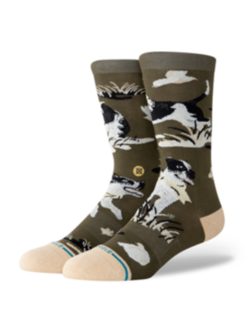 STANCE 27B STANCE ARPA ISHOD CREW DARK GREEN