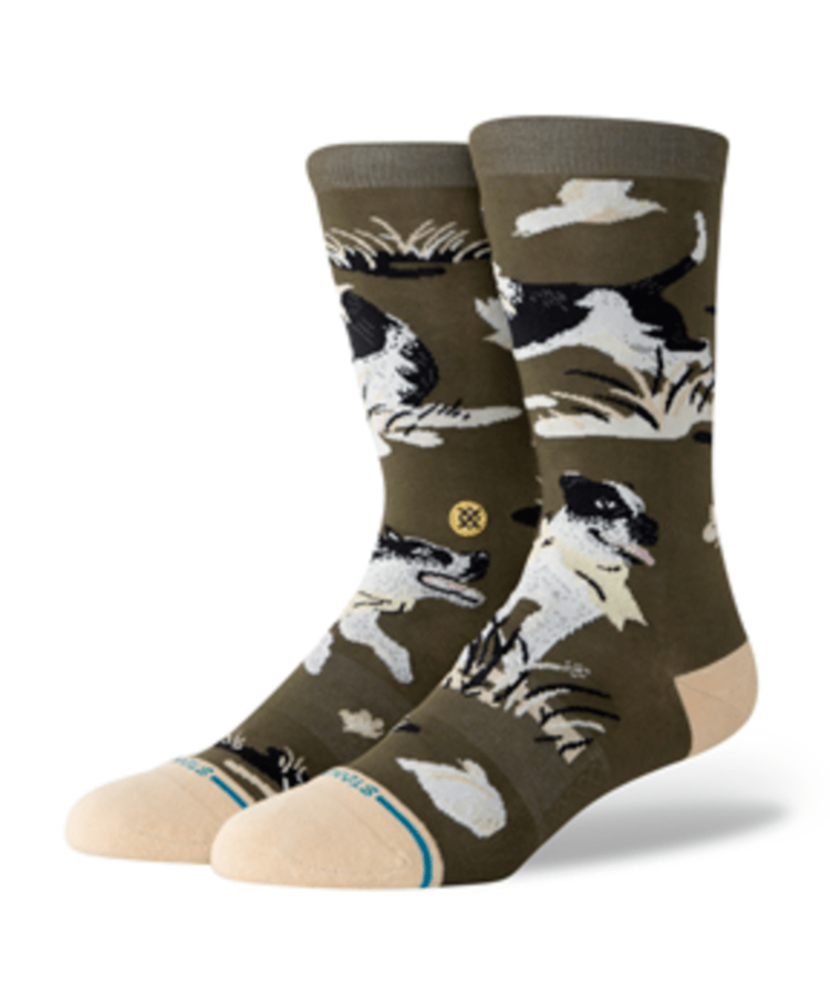 STANCE 27B STANCE ARPA ISHOD CREW DARK GREEN