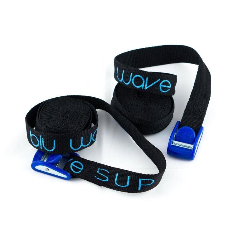 BLU WAVE BLU WAVE Tie Down Straps Black/Cyan