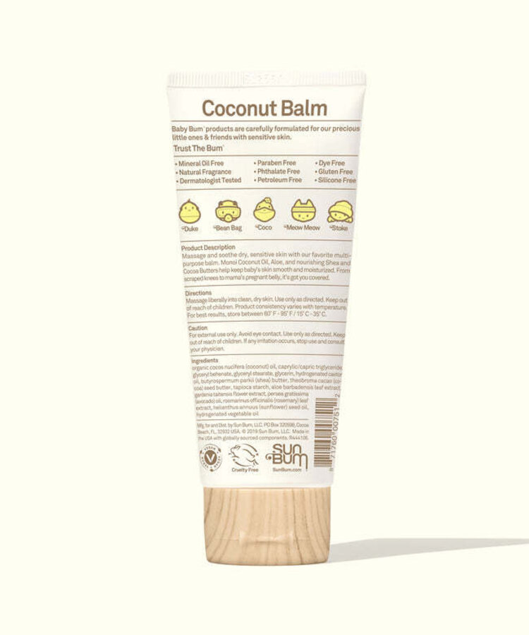 SUN BUM SUN BUM BABY BUM COCONUT BALM 3OZ TUBE
