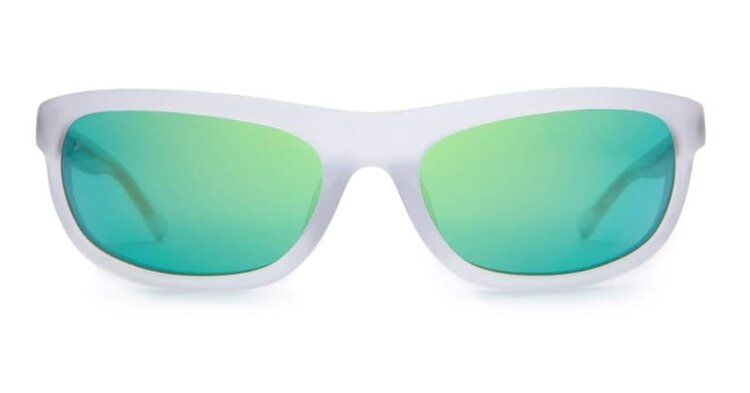 CRAP EYEWEAR CRAP EYEWEAR The Chaos Vault Frost Bio Lime Mirror CR-39