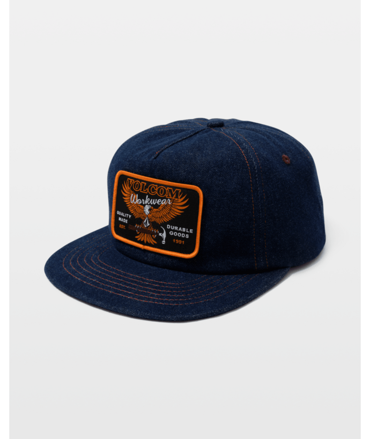 VOLCOM VOLCOM Hammered Work Hat Dust Bowl Indigo