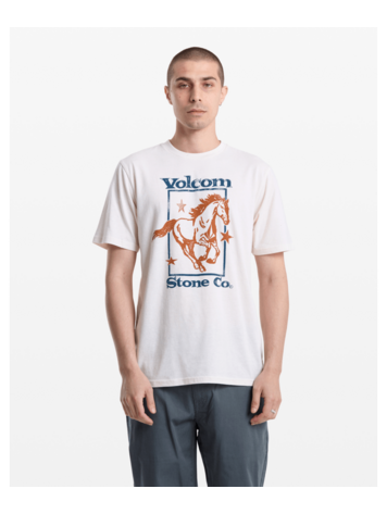 VOLCOM VOLCOM Giddy Up Tee Off White Heather