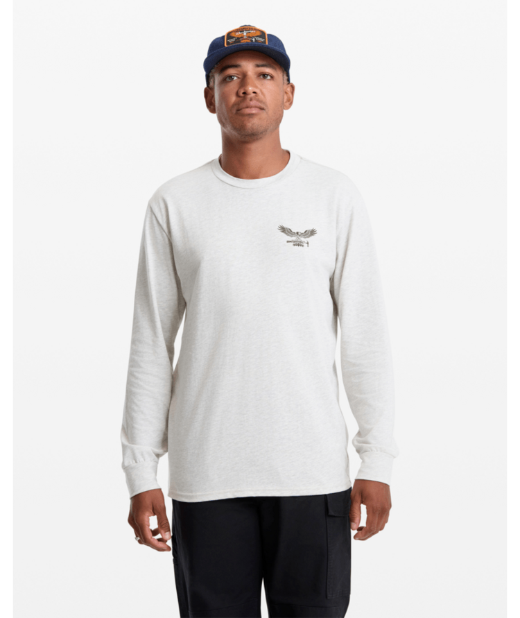 VOLCOM VOLCOM Hammered Long Sleeve Tee Stone Heather
