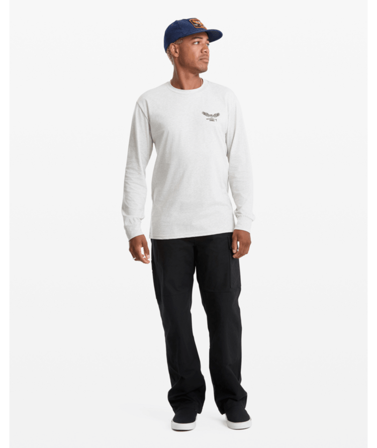 VOLCOM VOLCOM Hammered Long Sleeve Tee Stone Heather