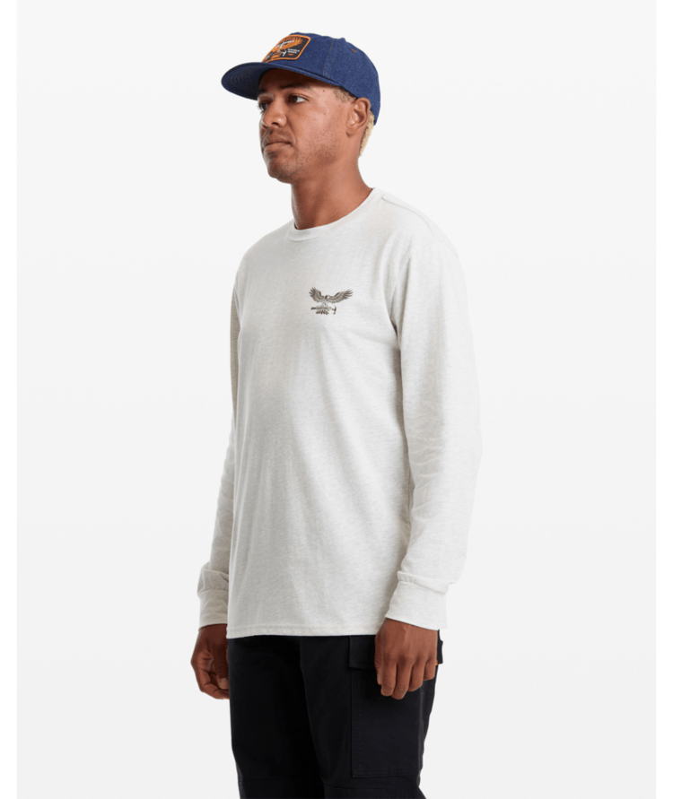 VOLCOM VOLCOM Hammered Long Sleeve Tee Stone Heather