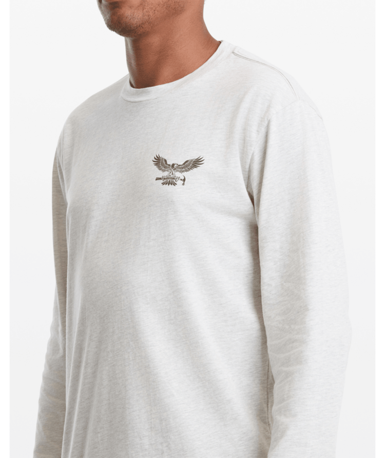 VOLCOM VOLCOM Hammered Long Sleeve Tee Stone Heather